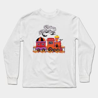 Boo Boo Halloween Train Long Sleeve T-Shirt